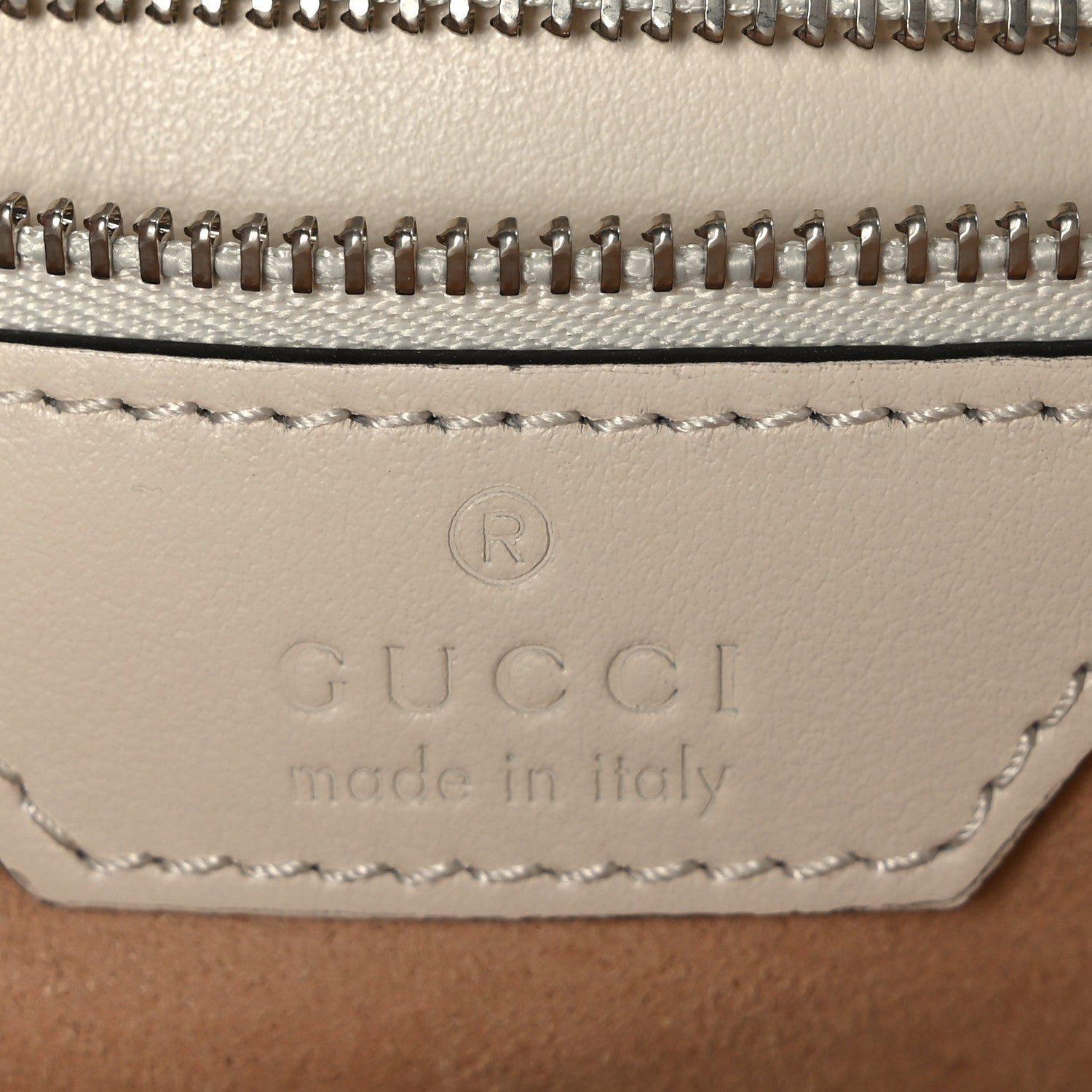 Gucci Calfskin Matelasse Aria Small GG Marmont Shoulder Bag Mystic White 7 of 9