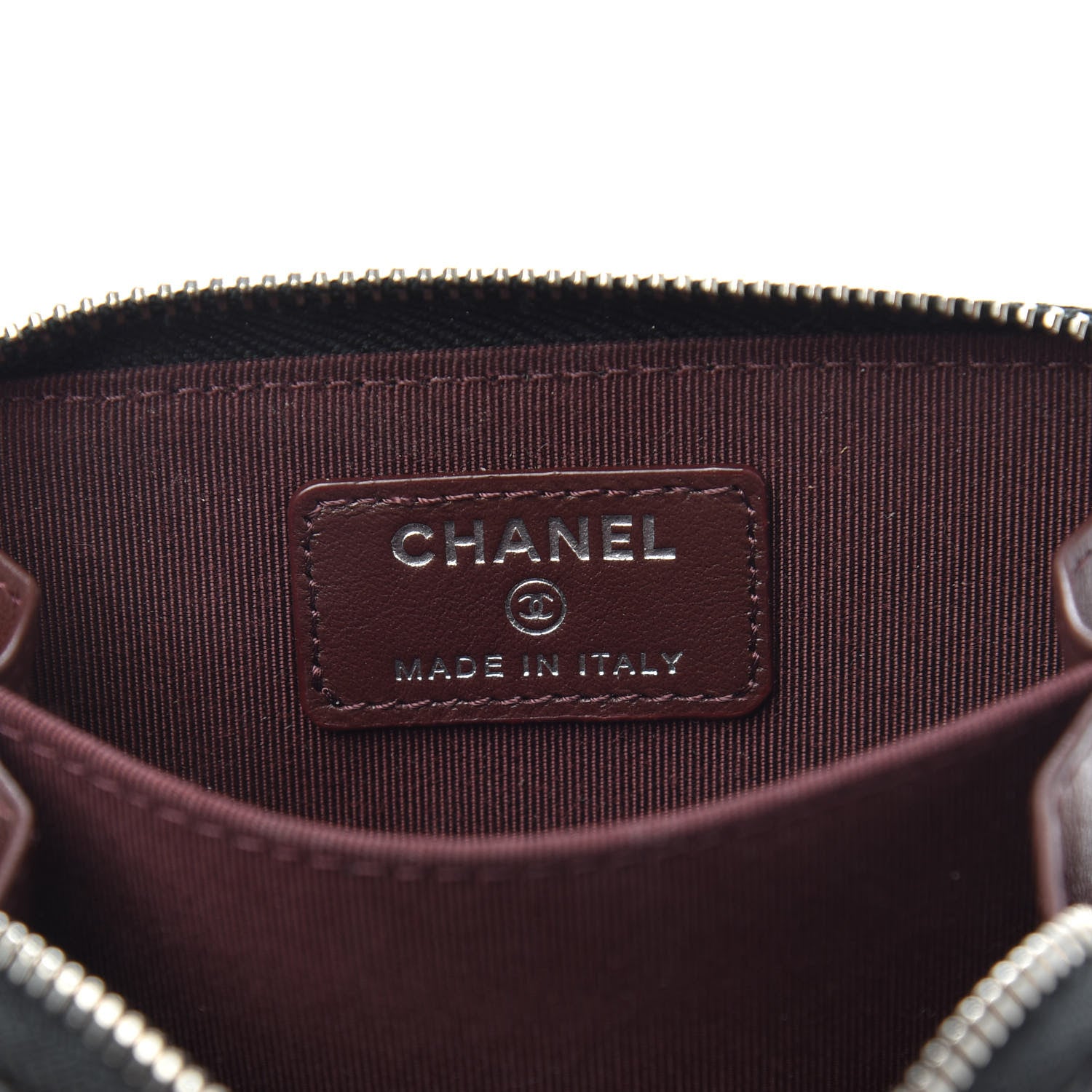 Chanel Caviar Quilted Zip Card Holder Black 13 of 16