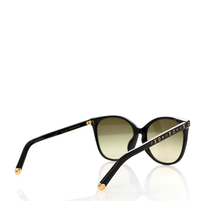Louis Vuitton Acetate My Monogram Light Cat Eye Sunglasses Z1657W Black 4 of 7