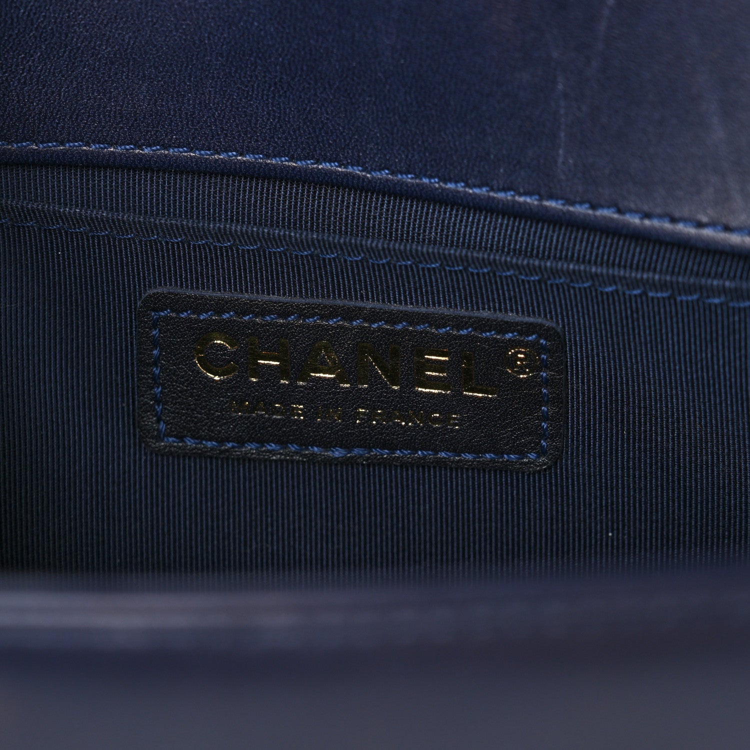 Chanel Lambskin Quilted Small Boy Flap Navy 6 of 12