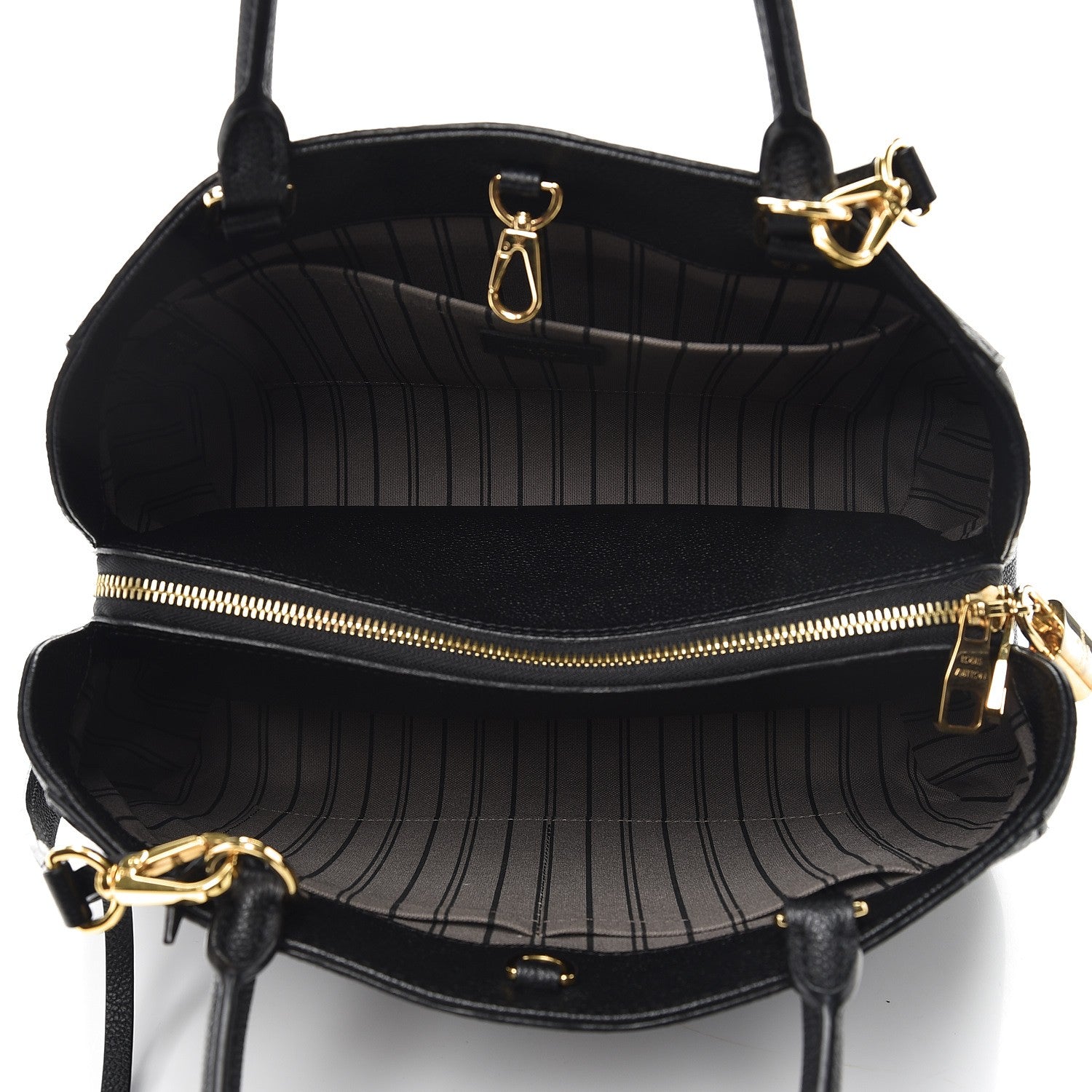 Louis Vuitton Empreinte Montaigne MM Black 6 of 10