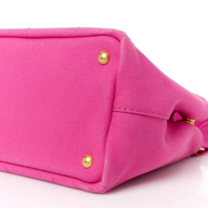 Prada Canapa Small Logo Tote Peonia 12 of 12