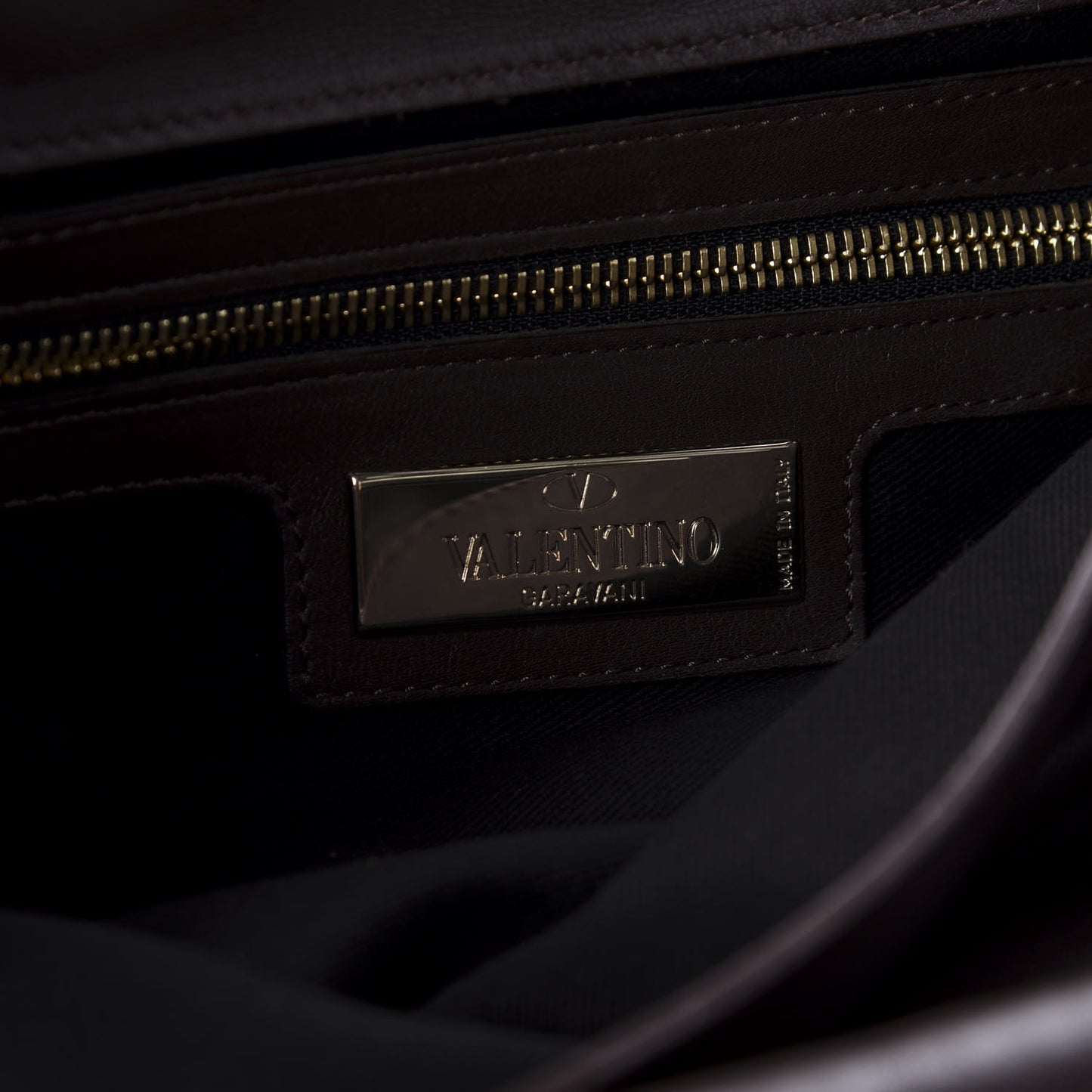 Vitello Rockstud Messenger Brown