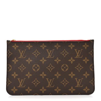 Louis Vuitton Monogram Neverfull MM GM Pochette Cherry 1 of 8