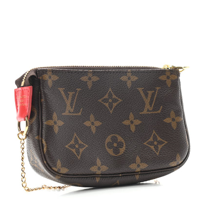Louis Vuitton Monogram 2020 Christmas Animation Bumper Cars Mini Pochette Accessories Coquelicot 3 of 9
