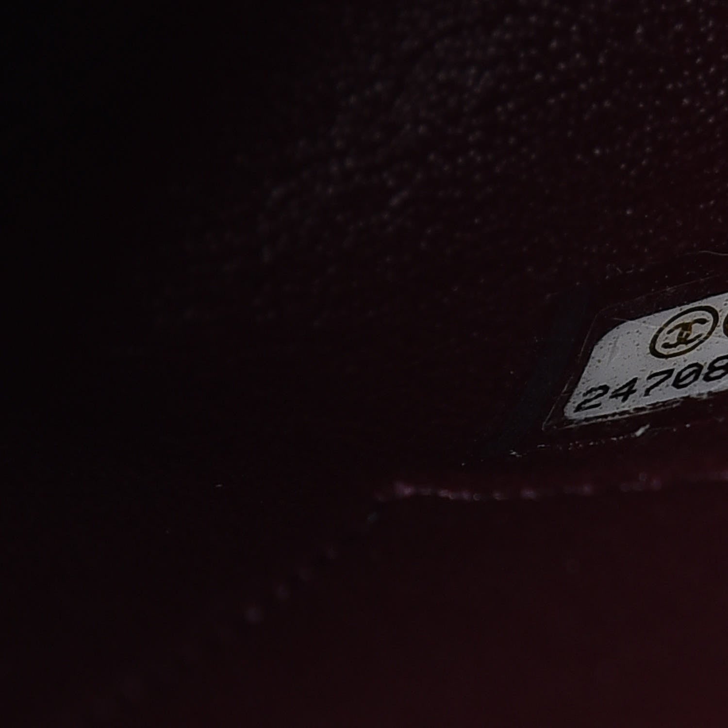 Chanel Caviar Lizard Quilted Medium Coco Handle Flap Burgundy 7 of 11