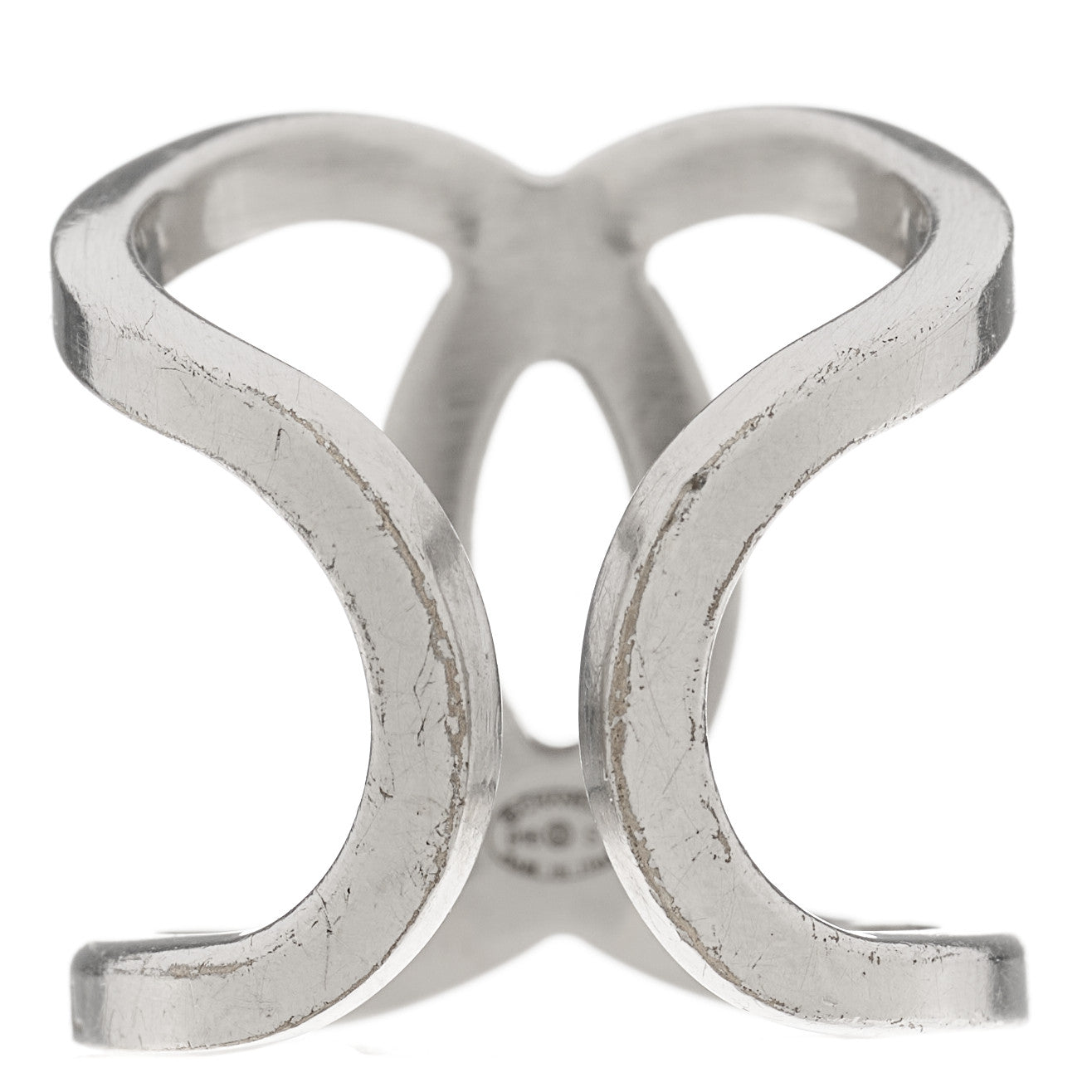 Metal CC Ring 53 6.5 Silver