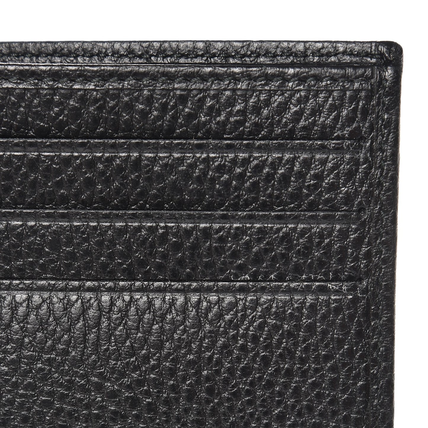 Denim Monogram Bi-Fold Wallet Black