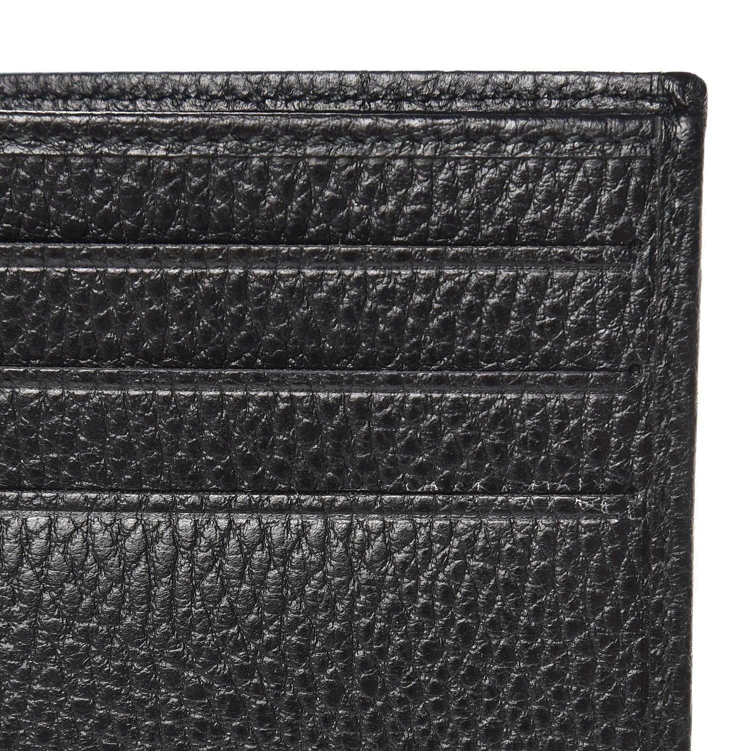Gucci Denim Monogram Bi-Fold Wallet Black 8 of 8