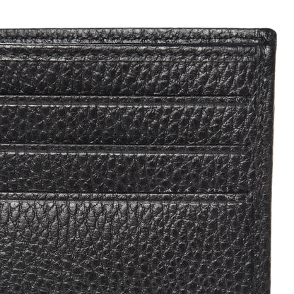 Gucci Denim Monogram Bi-Fold Wallet Black 8 of 8