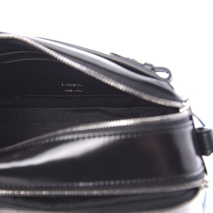Burberry Coated Canvas Horseferry Print Micro Camera Bag Black 5 of 9