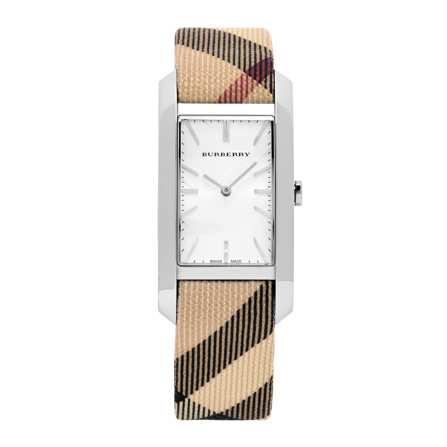 Burberry Stainless Steel Calfskin 25mm Heritage Nova Check Quartz Watch BU9403 1 of 5
