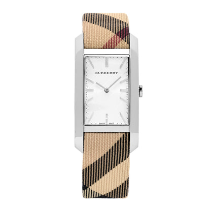 Burberry Stainless Steel Calfskin 25mm Heritage Nova Check Quartz Watch BU9403 1 of 5