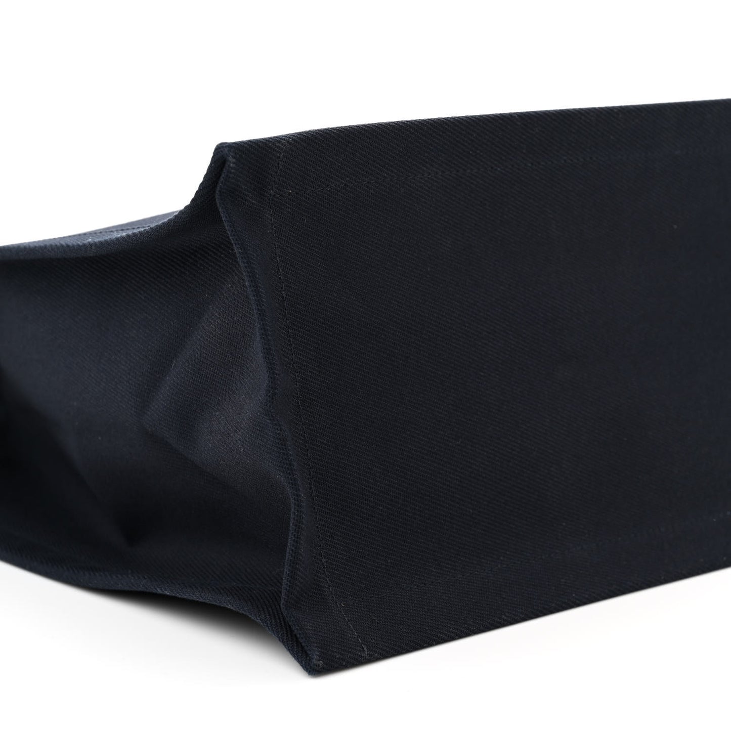Linen Calfskin Rive Gauche Tote Navy