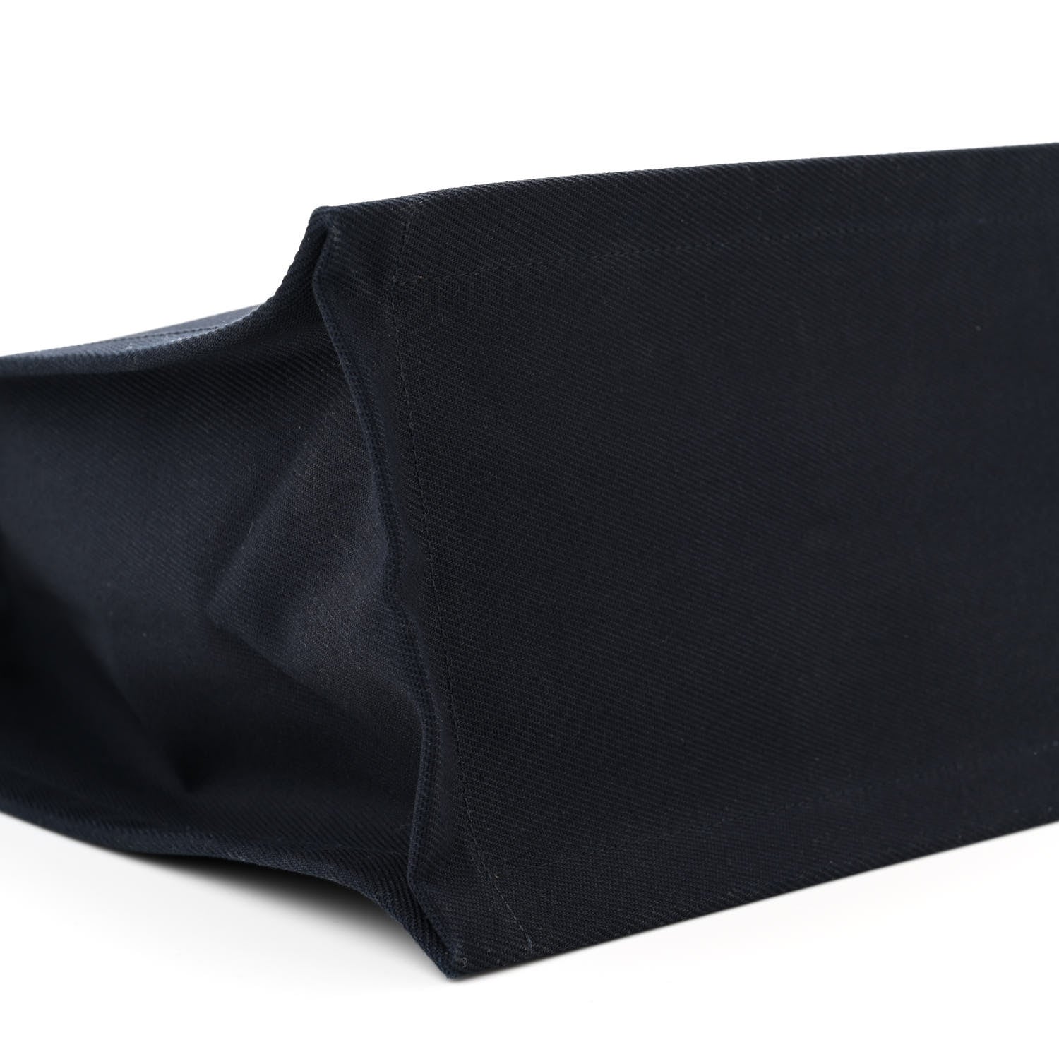 Saint Laurent Linen Calfskin Rive Gauche Tote Navy 8 of 10