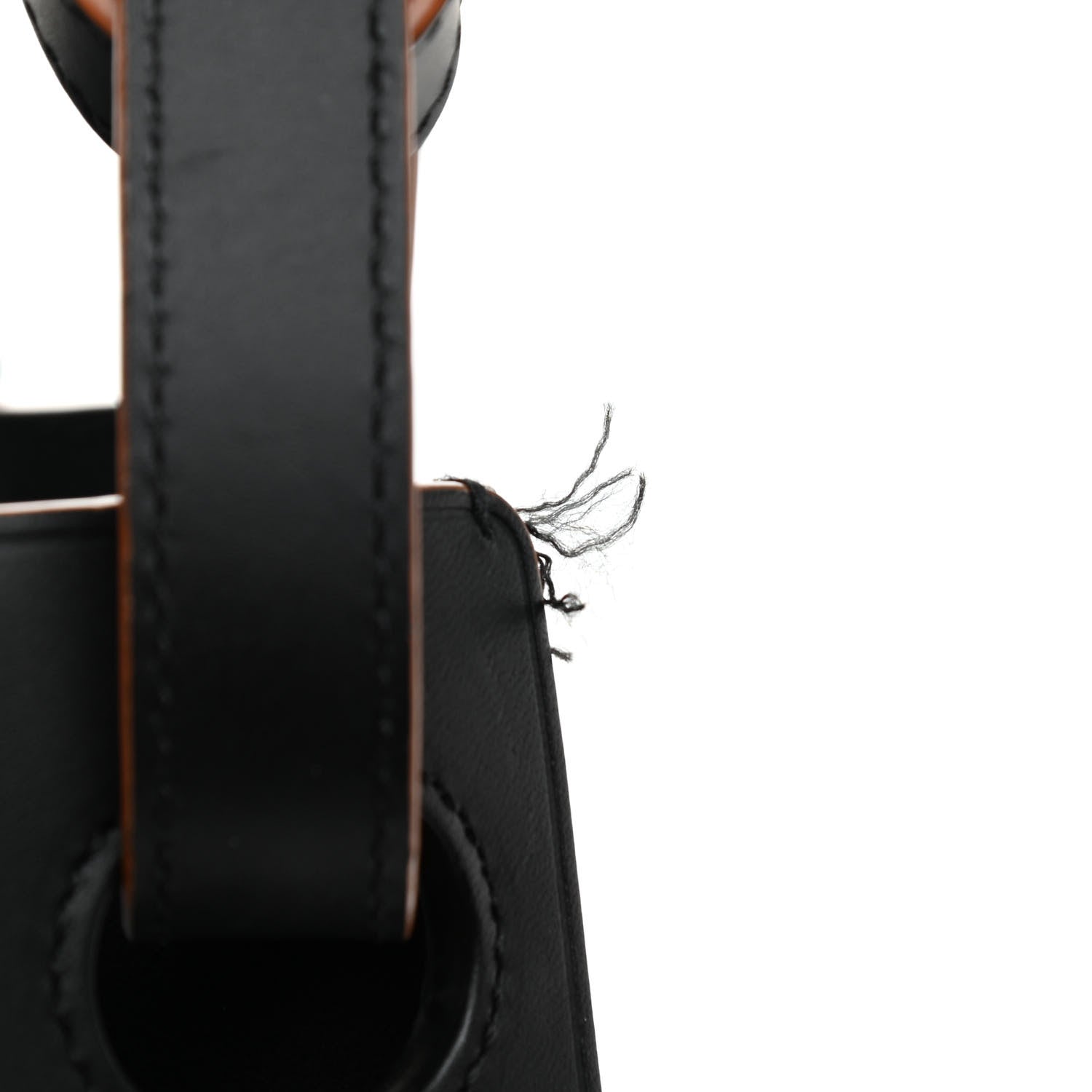 Loewe Calfskin Balloon Medium Bucket Bag Black Tan 10 of 10
