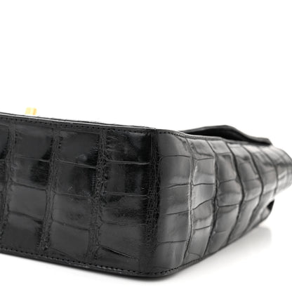 Chanel Alligator Jumbo Single Flap Black 9 of 12