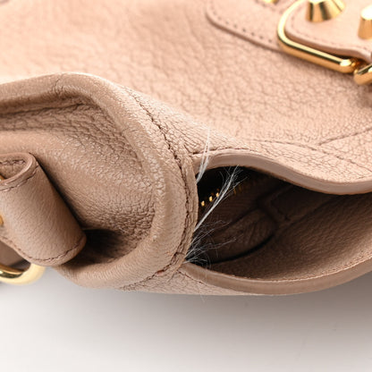 Balenciaga Chevre Gold Metallic Edge Hardware City Rose Des Sables 10 of 12