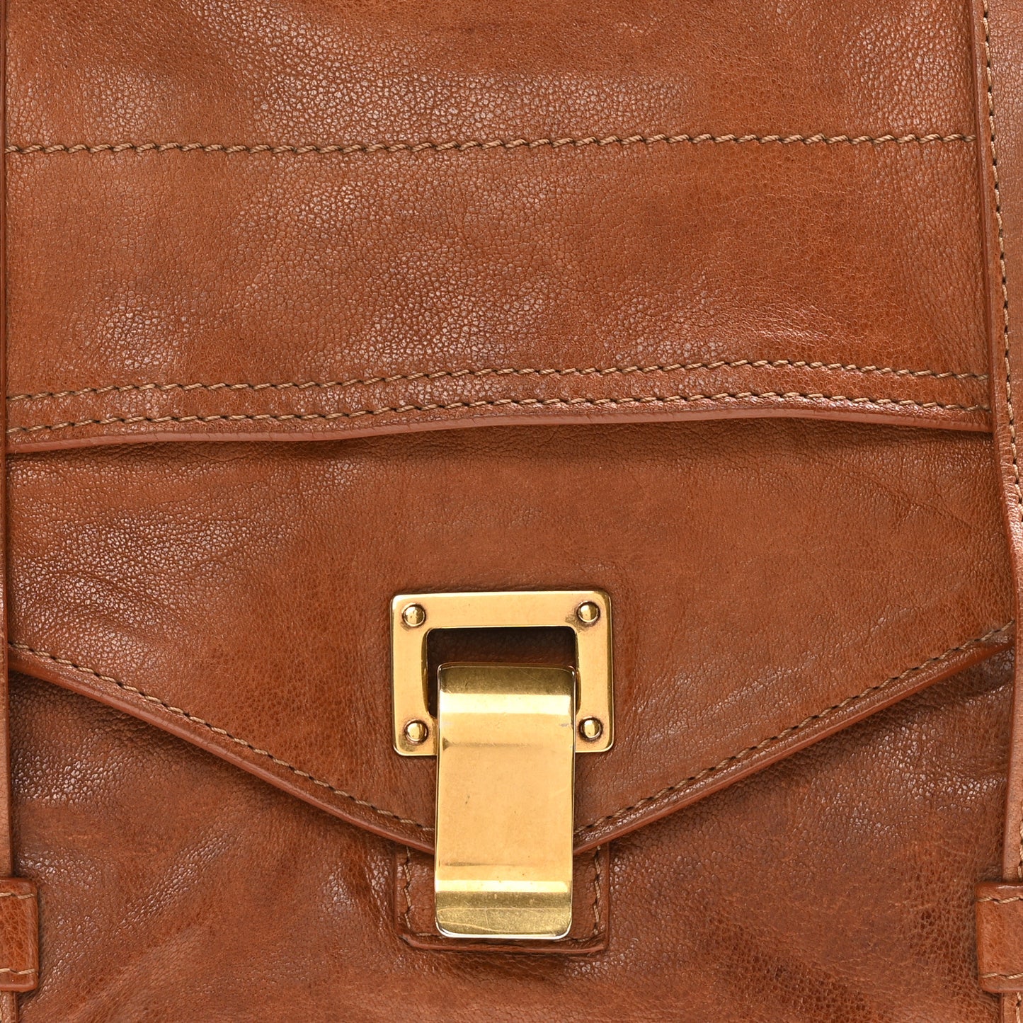 Lambskin Medium PS1 Satchel Saddle