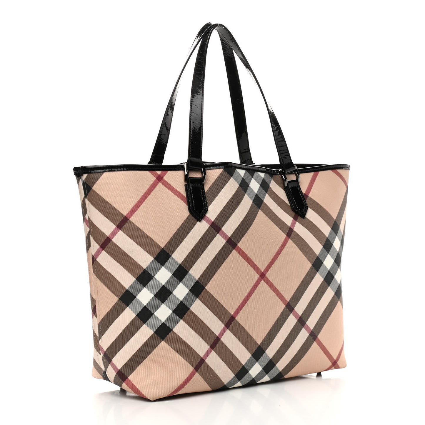 Supernova Check Large Nickie Tote Black
