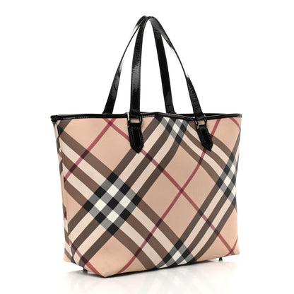 Burberry Supernova Check Large Nickie Tote Black 3 of 14