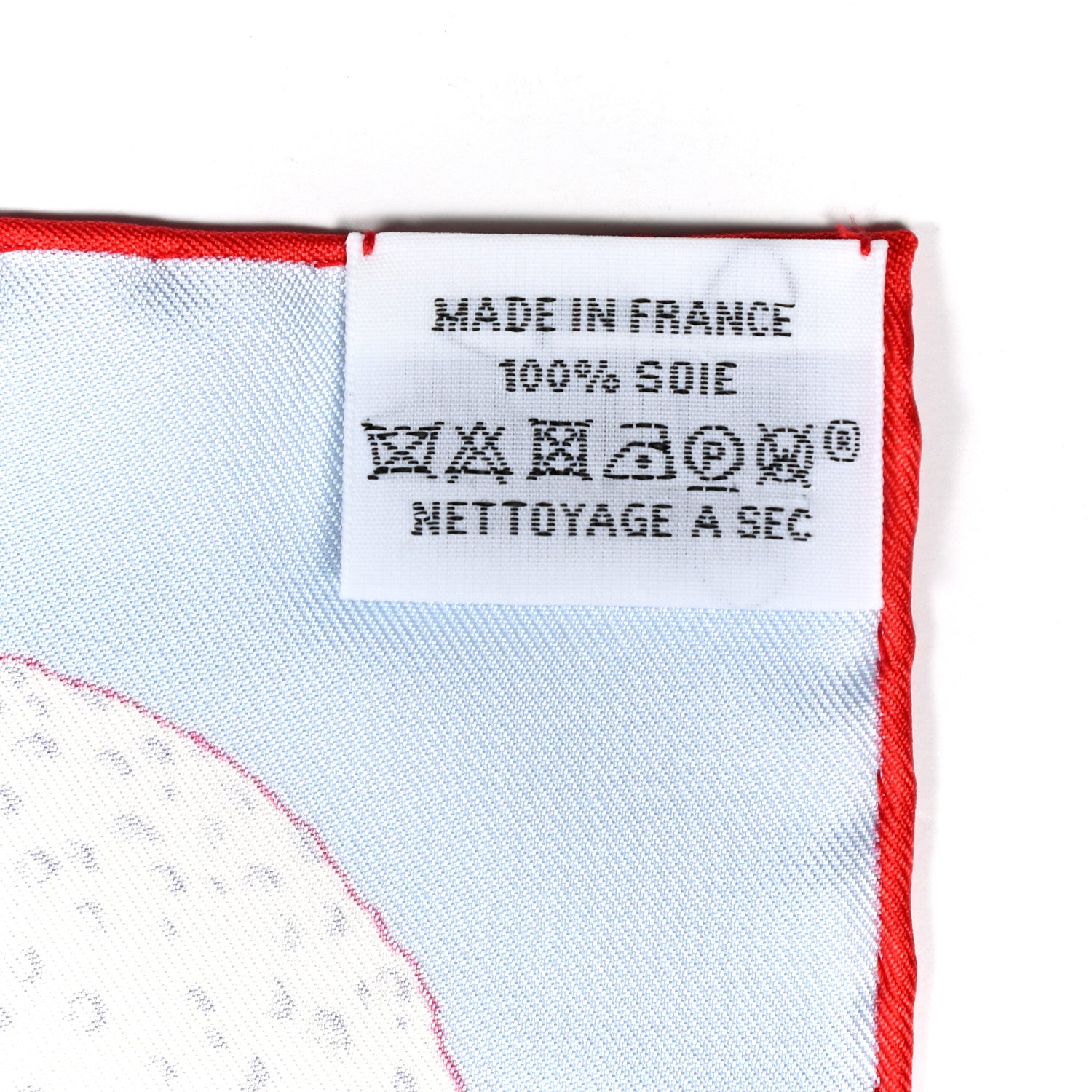 Hermes Silk Cosmographia Universalis Scarf 90 Ciel White Rouge 3 of 6