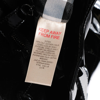 Burberry Patent Quilted Beaton Black 5 of 13