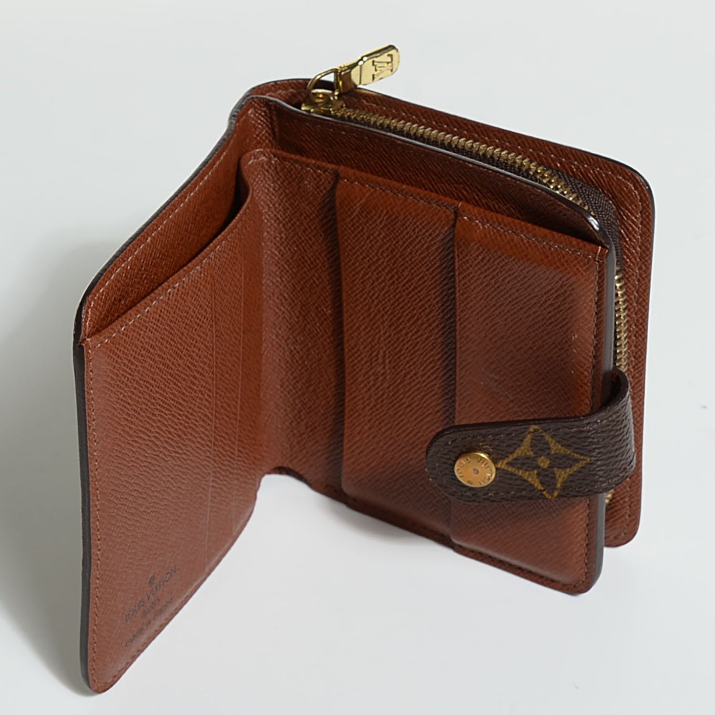 Monogram Compact Zippe Zipped Wallet