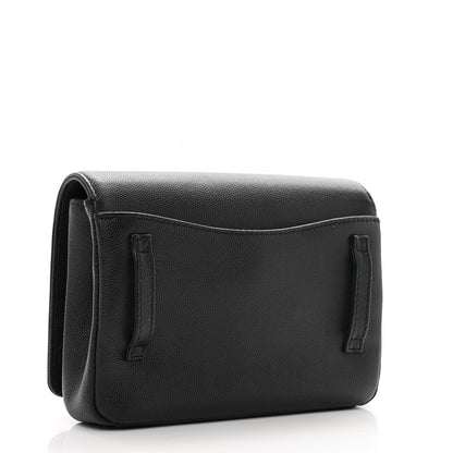 Chanel Grained Calfskin Embroidered Captain Gold Belt Bag Black 3 of 10