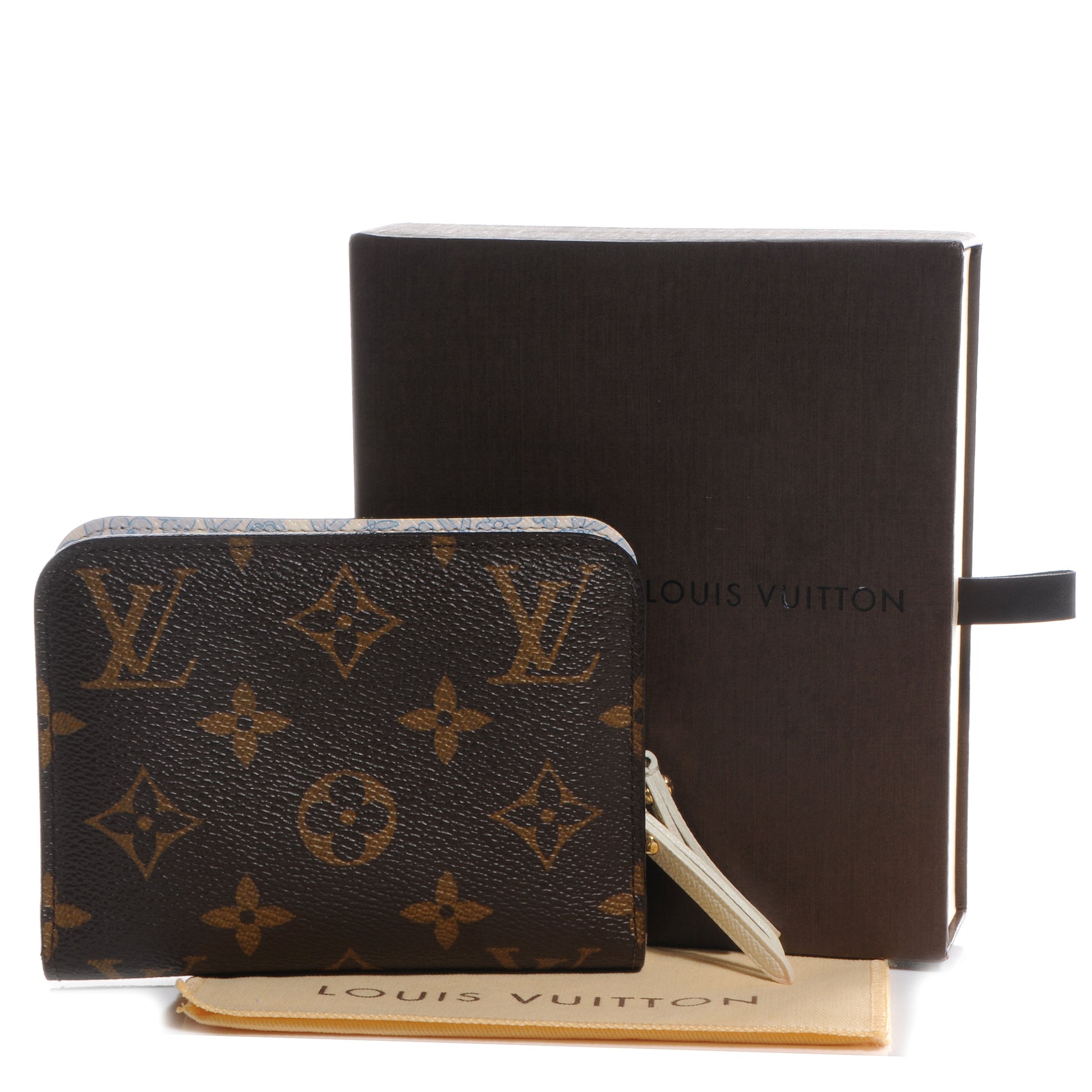 Louis Vuitton Monogram Fleuri Insolite PM Wallet Violet 5 of 8