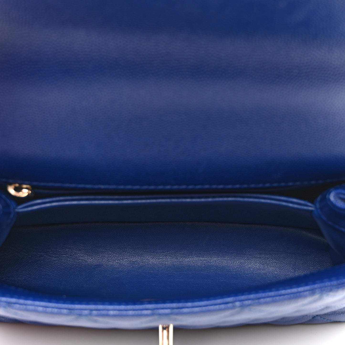 Caviar Quilted Mini Coco Handle Flap Blue
