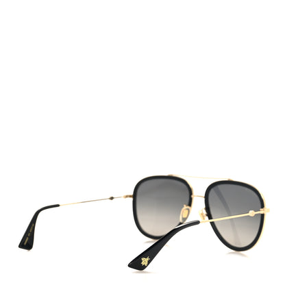 Gucci Metal Aviator Sunglasses GG0062S Black 4 of 8