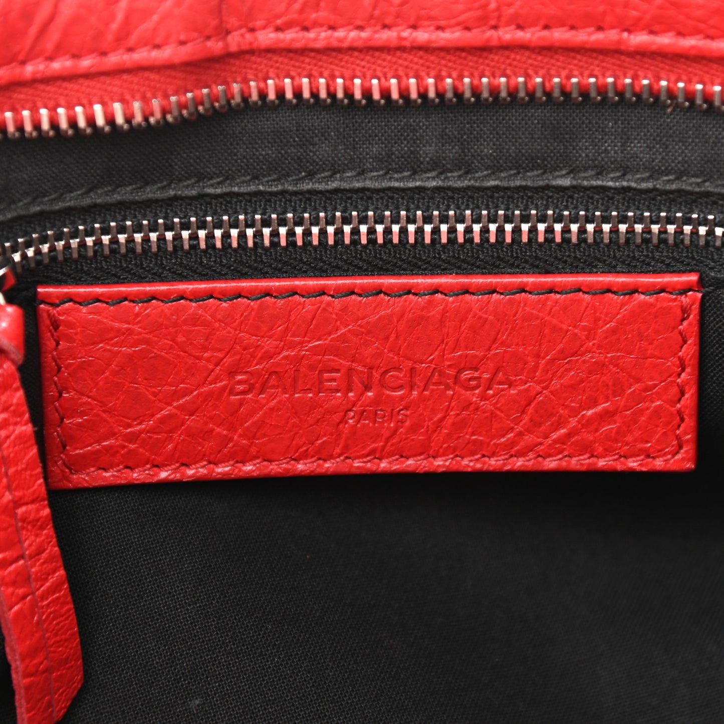 Agneau Classic Silver Hardware S City Rouge Groseille
