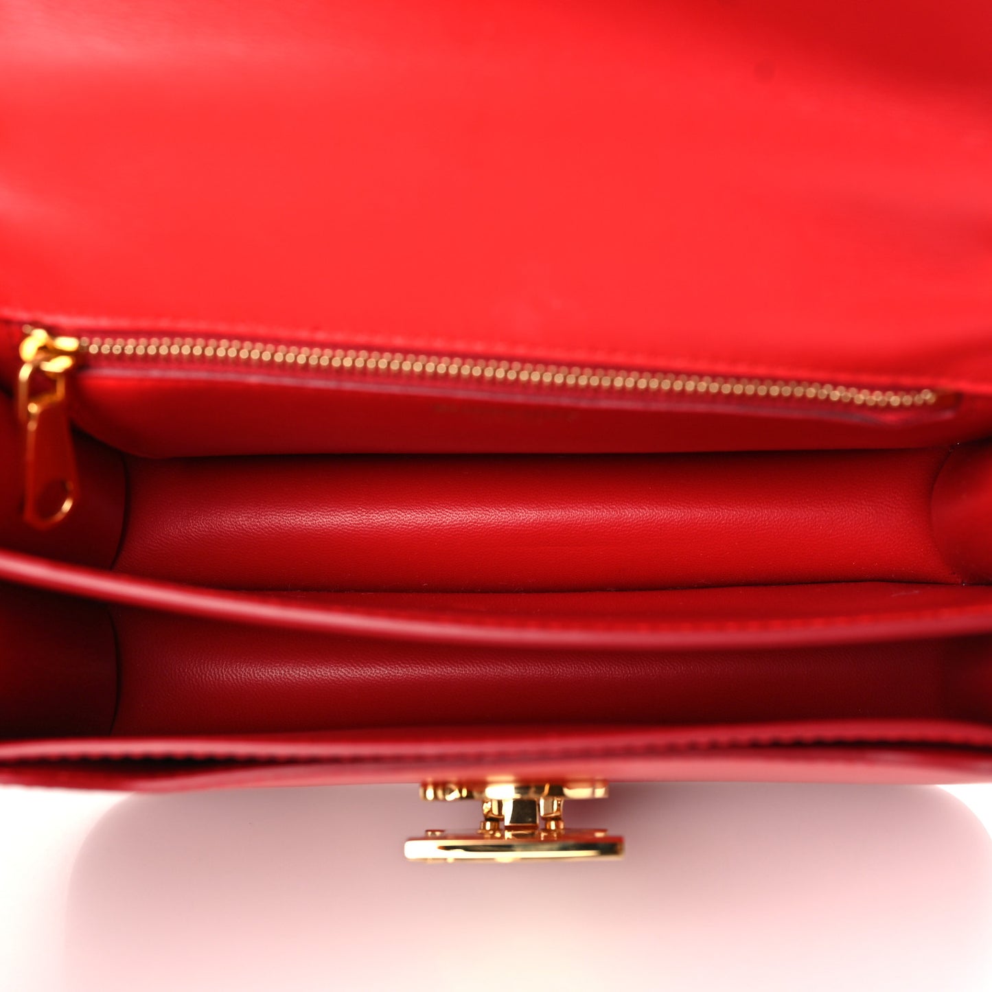 Calfskin Small TB Bag Bright Red