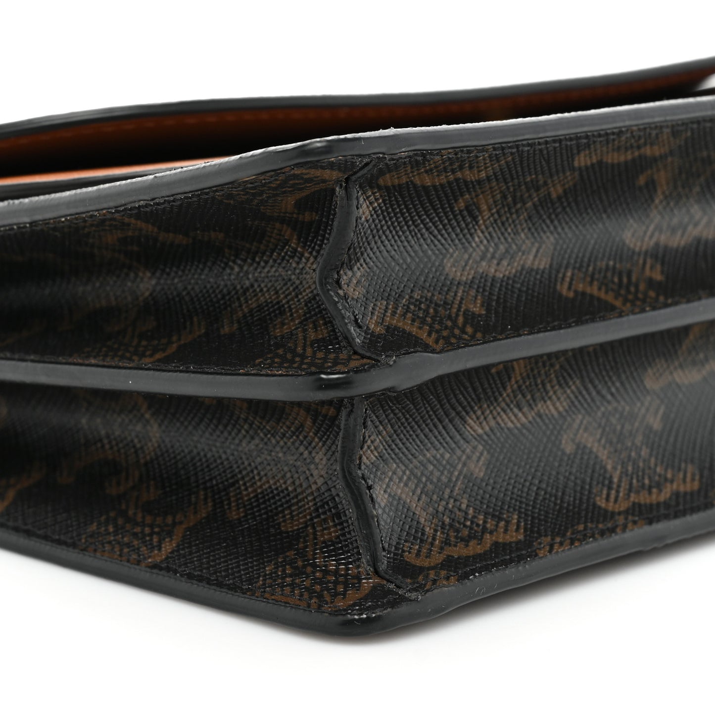 Triomphe Canvas Lambskin Wallet On Strap Tan
