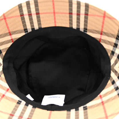 Burberry Technical Cotton Vintage Check Bucket Hat S Archive Beige 7 of 8