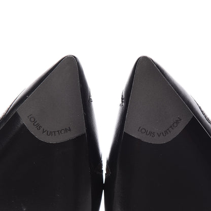 Louis Vuitton Calfskin Monogram Hypnotic Pumps 40 Black 6 of 9