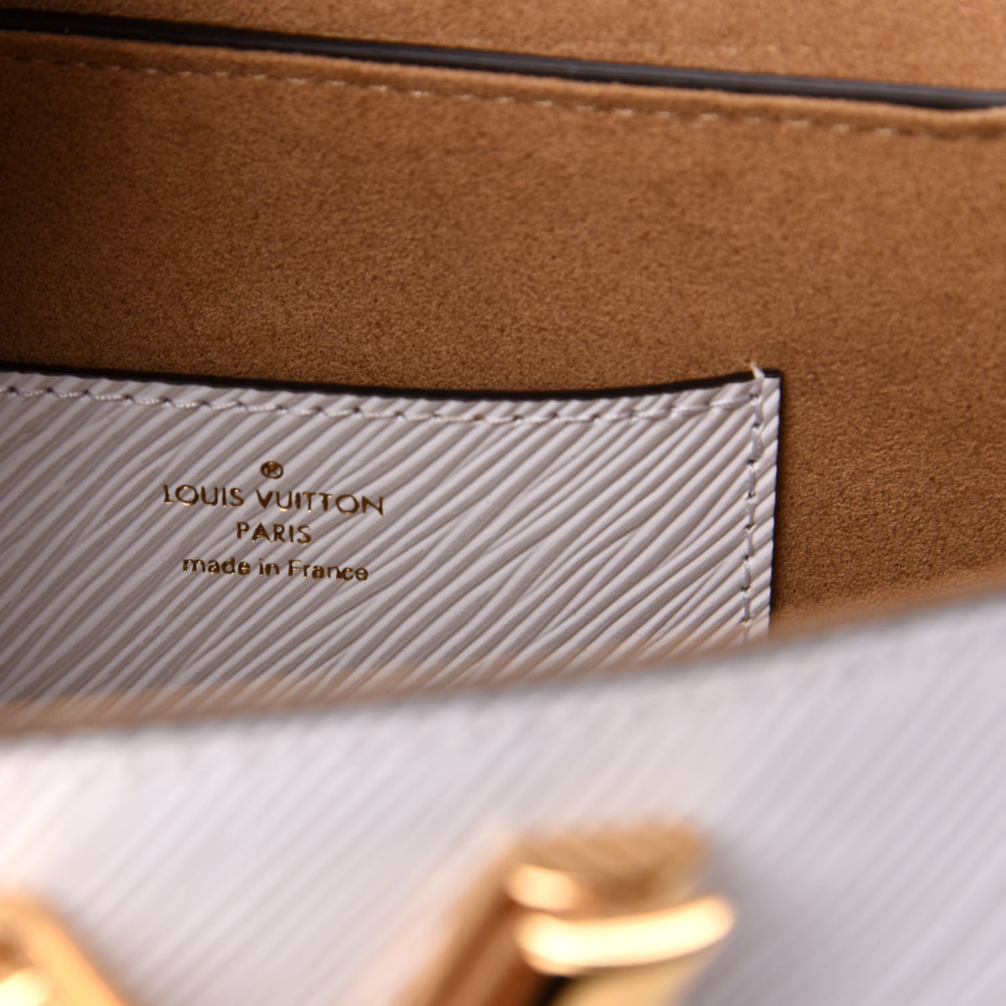 Epi Twist Shoulder Bag PM White