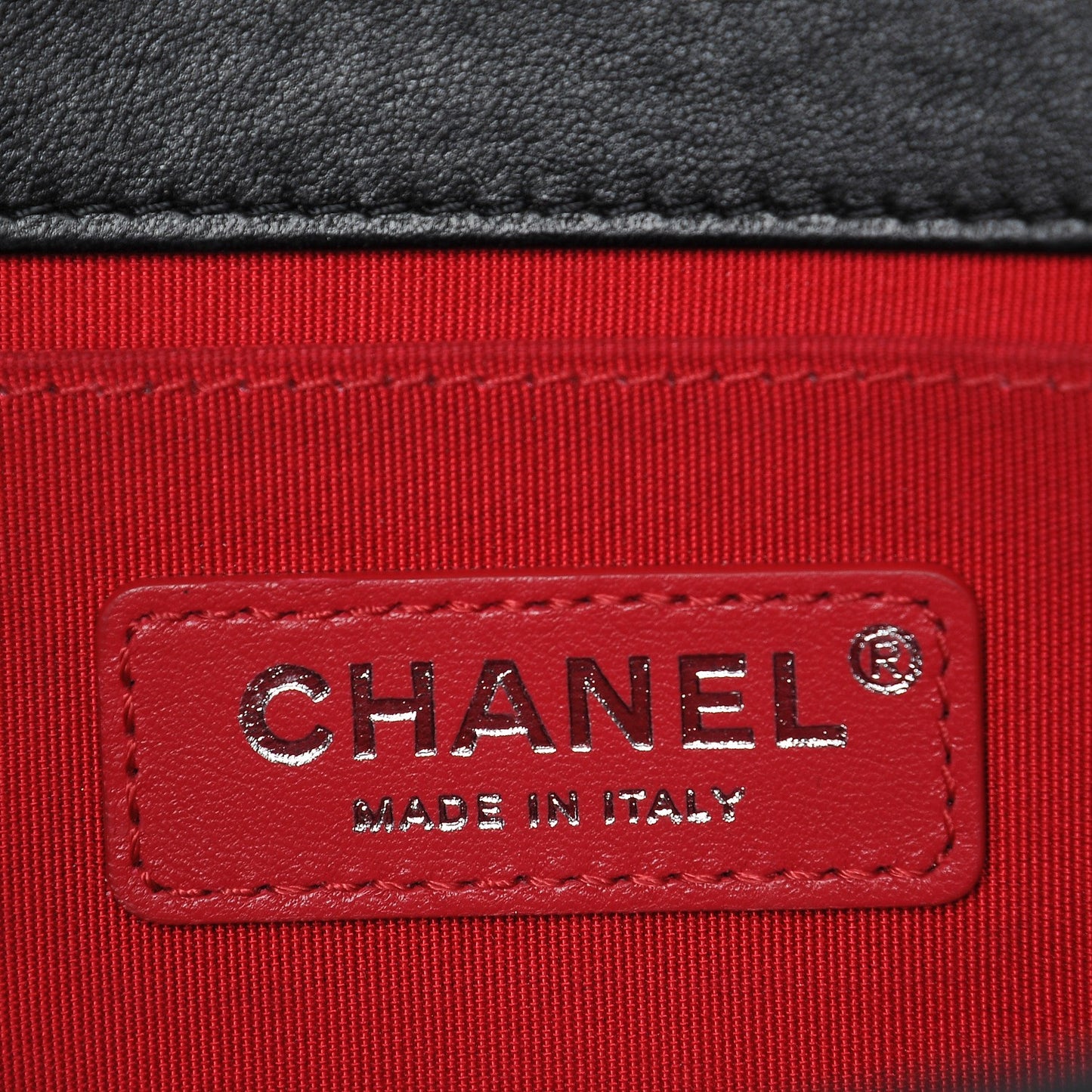 Lambskin Tweed Logo Embroidered Medium Boy Flap White Red Black