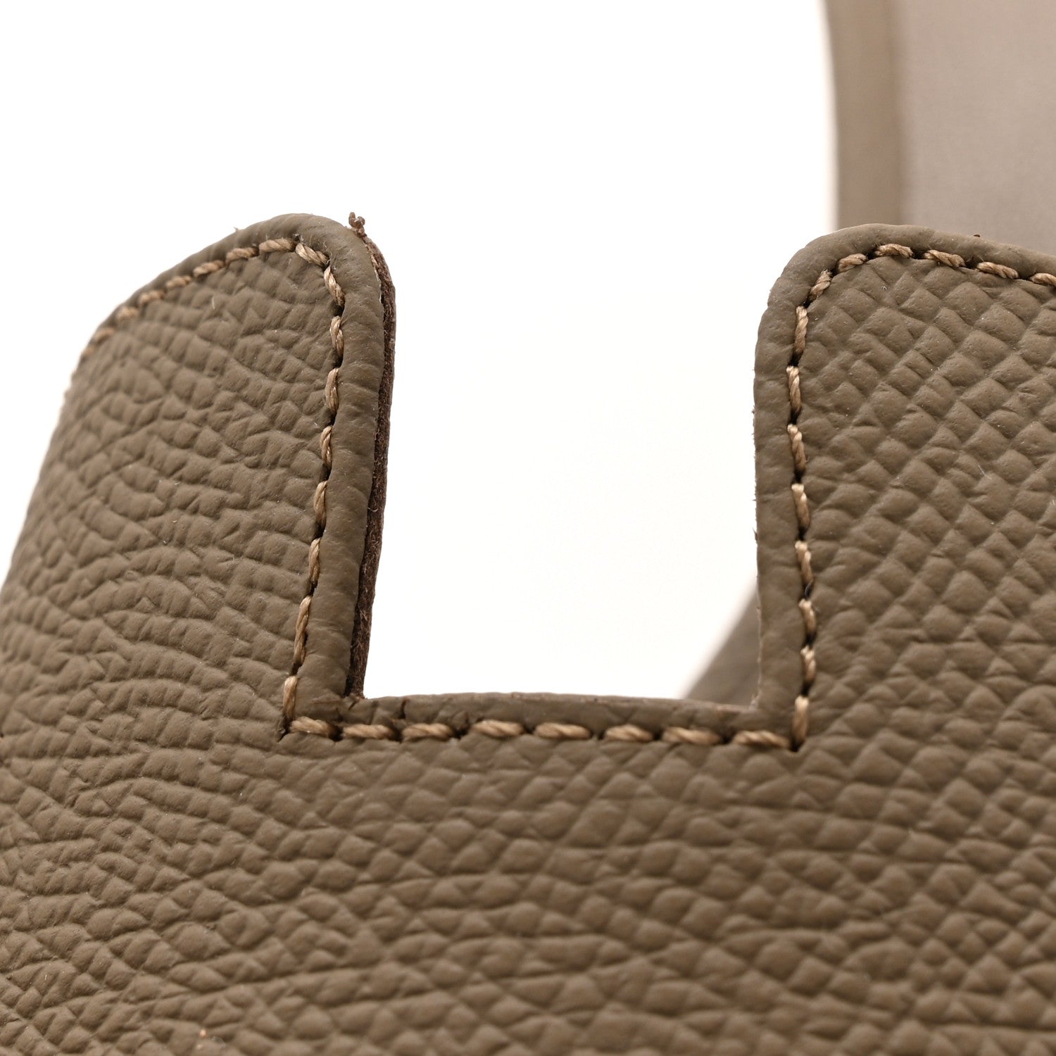 Hermes Epsom Oasis Sandals 37.5 Etoupe 20 of 22
