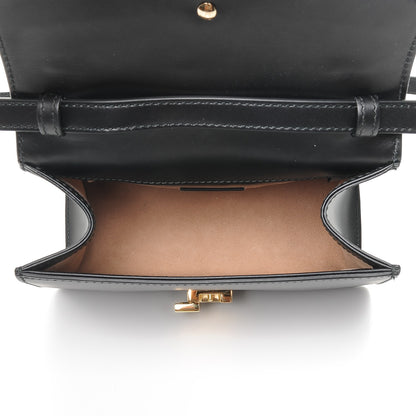 Gucci Calfskin Mini Sylvie Top Handle Bag Black 6 of 7
