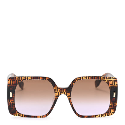 Fendi Acetate Fendi Bold Sunglasses FE40036U Havana Black 2 of 6