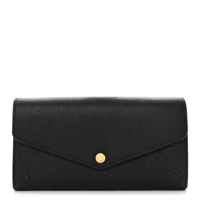 Louis Vuitton Empreinte Sarah Wallet NM Black 1 of 7