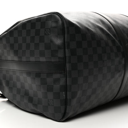Louis Vuitton Damier Graphite Keepall Bandouliere 55 7 of 10
