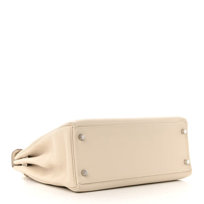 Hermes Togo Kelly Retourne 32 Craie 4 of 12