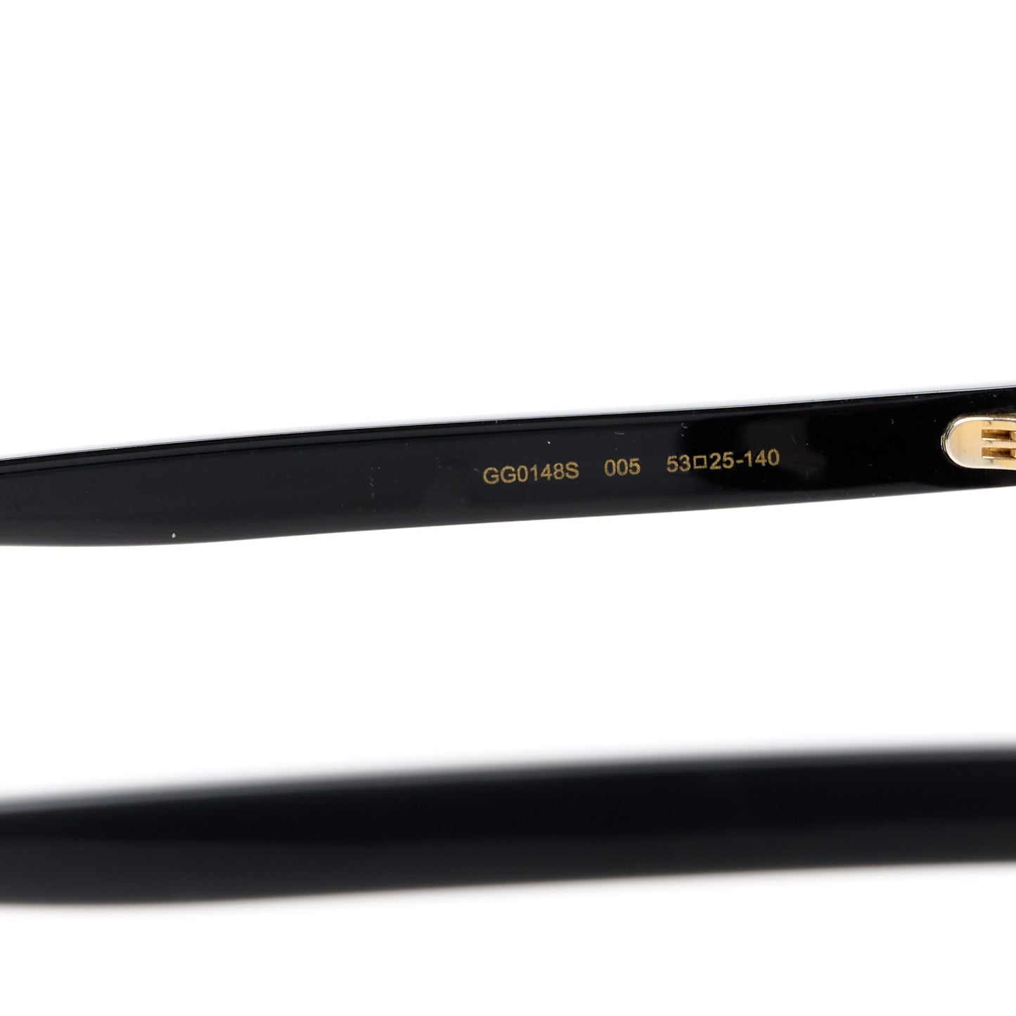 Acetate Crystal Oversize Sunglasses GG0148S Black