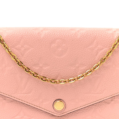 Louis Vuitton Empreinte Pochette Felicie Chain Wallet Rose Poudre 8 of 12