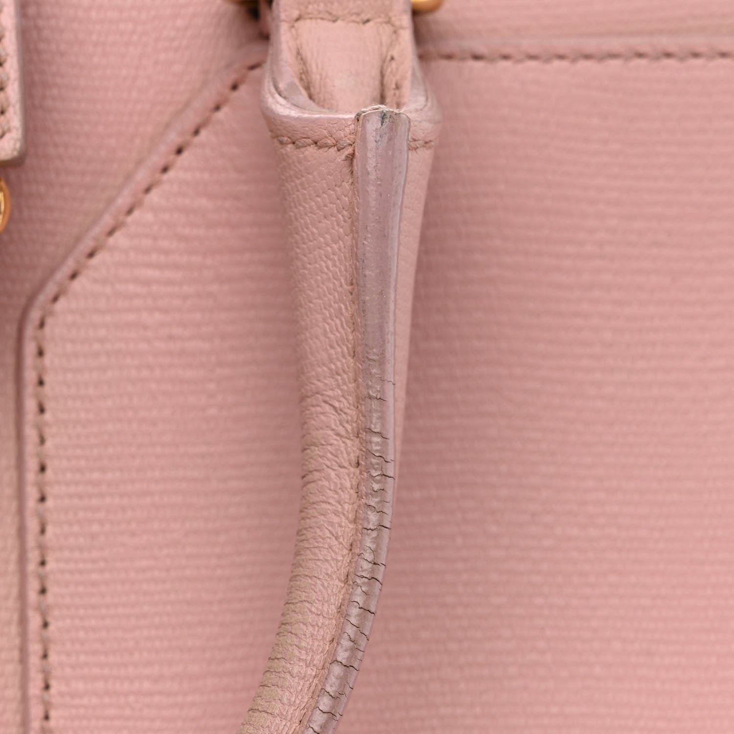 Saint Laurent Textured Calfskin Small Cabas ChYc Light Pink 14 of 21