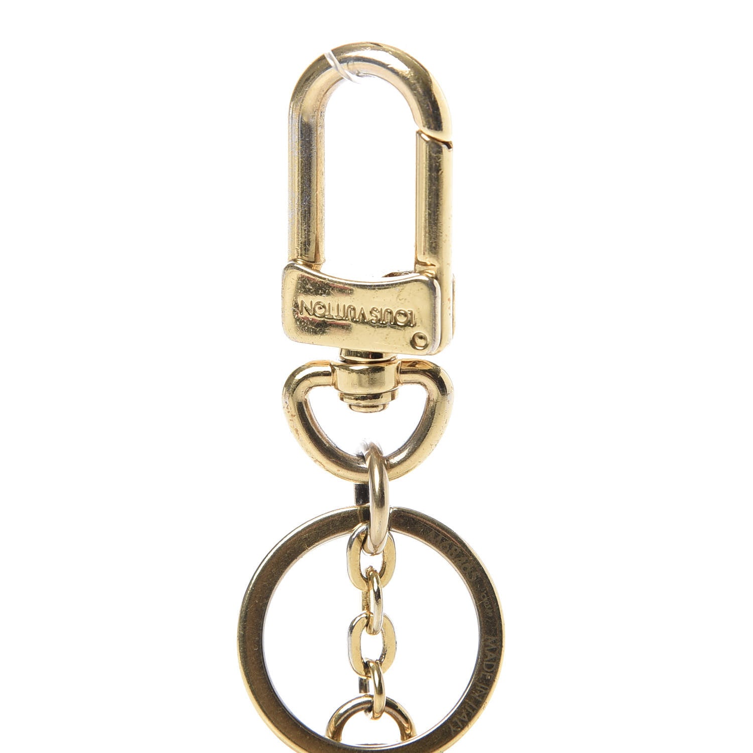 Louis Vuitton Epi LV Circle Bag Charm Key Holder Red Pink 4 of 4