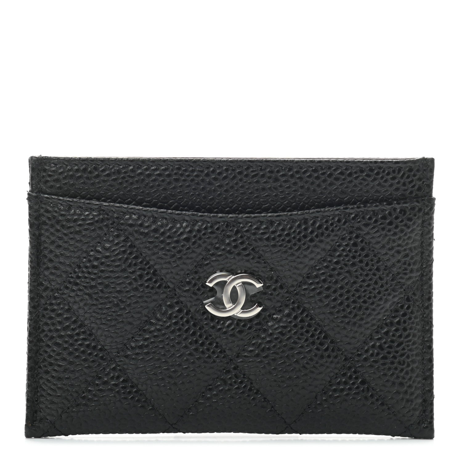 Chanel Caviar Quilted Card Holder Black 1 of 8